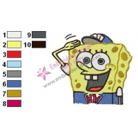 SpongeBob SquarePants Embroidery Design 35